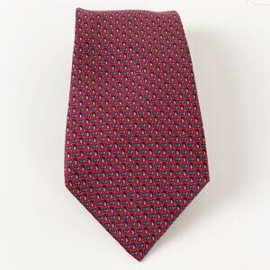 Christian Dior 100%‎ Silk Red Tie
